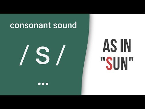 Consonant Sound / s / as in &quot;sun&quot; – American English Pronunciation